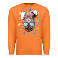 Carrot rhino easter bunny ears funny easter eggs hunting sweatshirt Premium Sweatshirt - linhVisuals
