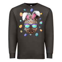 Smoke rhino easter bunny ears funny easter eggs hunting sweatshirt Premium Sweatshirt - linhVisuals