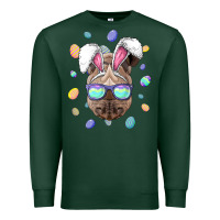 Sports Green rhino easter bunny ears funny easter eggs hunting sweatshirt Premium Sweatshirt - linhVisuals