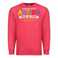 Cardinal someone with autism makes me proud Premium Sweatshirt - linhVisuals