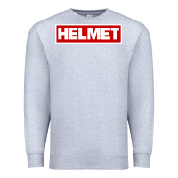 Heather Grey Meantime Helmet Premium Sweatshirt - linhVisuals