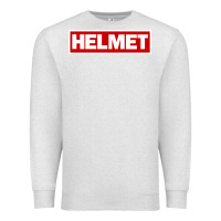 Oatmeal Heather Meantime Helmet Premium Sweatshirt - linhVisuals