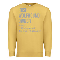 Antique Gold irish wolfhound dog funny classic Premium Sweatshirt - linhVisuals