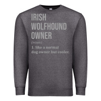 Charcoal Heather irish wolfhound dog funny classic Premium Sweatshirt - linhVisuals