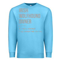 Ocean Blue irish wolfhound dog funny classic Premium Sweatshirt - linhVisuals