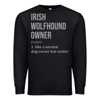 Black irish wolfhound dog funny classic Premium Sweatshirt - linhVisuals