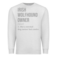 Oatmeal Heather irish wolfhound dog funny classic Premium Sweatshirt - linhVisuals