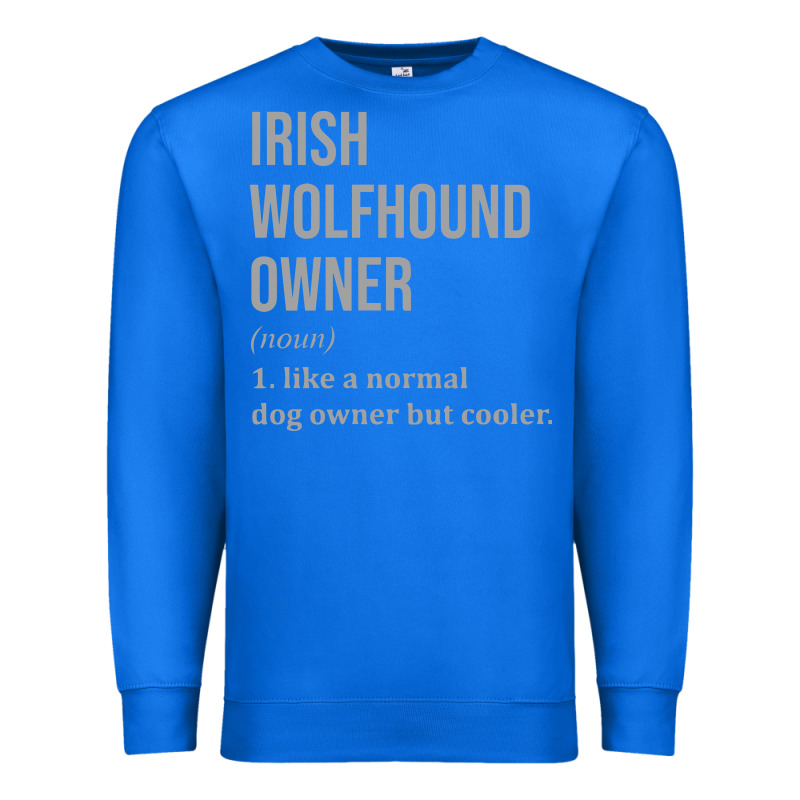 Irish Wolfhound Dog Funny Classic Premium Sweatshirt by linhVisuals | Teevron