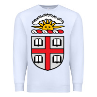 White brown university coat of arms Premium Sweatshirt - linhVisuals