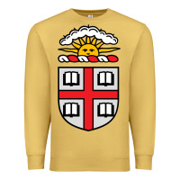 Antique Gold brown university coat of arms Premium Sweatshirt - linhVisuals