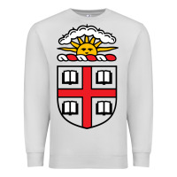 Dove Grey brown university coat of arms Premium Sweatshirt - linhVisuals