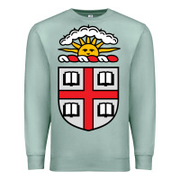 Seafoam brown university coat of arms Premium Sweatshirt - linhVisuals