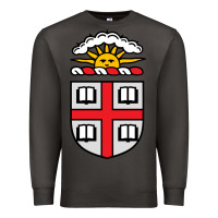 Smoke brown university coat of arms Premium Sweatshirt - linhVisuals