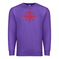 Purple compass Premium Sweatshirt - linhVisuals