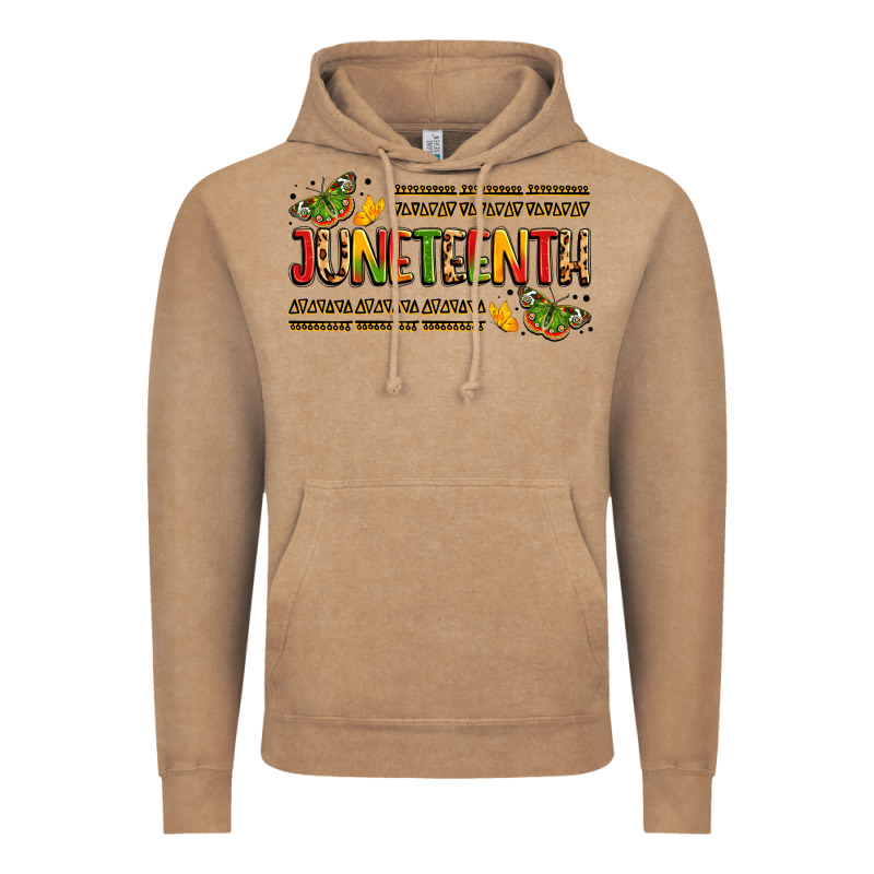 Colorful Juneteenth Celebration Art Vintage Hoodie by LillyAllenDesigns | Teevron