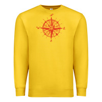 Lemon compass Premium Sweatshirt - linhVisuals