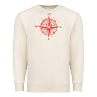 Sandshell compass Premium Sweatshirt - linhVisuals