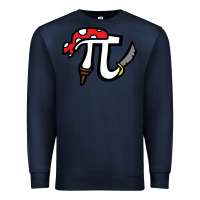 Navy pi pirate Premium Sweatshirt - linhVisuals