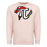 Pale Pink pi pirate Premium Sweatshirt - linhVisuals