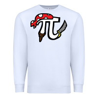 White pi pirate Premium Sweatshirt - linhVisuals
