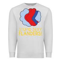 Dove Grey stupid sexy flanders! Premium Sweatshirt - linhVisuals
