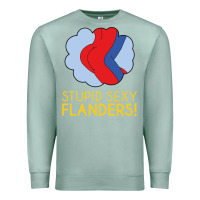 Seafoam stupid sexy flanders! Premium Sweatshirt - linhVisuals