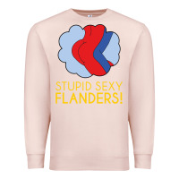 Pale Pink stupid sexy flanders! Premium Sweatshirt - linhVisuals
