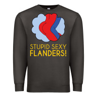 Smoke stupid sexy flanders! Premium Sweatshirt - linhVisuals