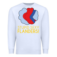White stupid sexy flanders! Premium Sweatshirt - linhVisuals