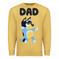 Antique Gold Bluey Dad Premium Sweatshirt - linhVisuals