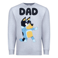 Heather Grey Bluey Dad Premium Sweatshirt - linhVisuals