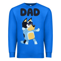 True Royal Bluey Dad Premium Sweatshirt - linhVisuals