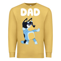 Antique Gold Bluey Dad Premium Sweatshirt - linhVisuals