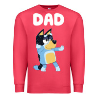 Cardinal Bluey Dad Premium Sweatshirt - linhVisuals