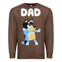 Chestnut Bluey Dad Premium Sweatshirt - linhVisuals