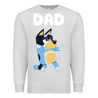 Dove Grey Bluey Dad Premium Sweatshirt - linhVisuals