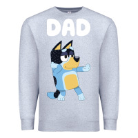 Heather Grey Bluey Dad Premium Sweatshirt - linhVisuals
