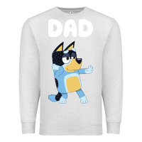 Oatmeal Heather Bluey Dad Premium Sweatshirt - linhVisuals