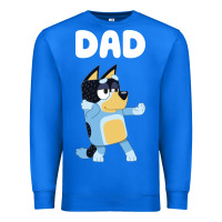 True Royal Bluey Dad Premium Sweatshirt - linhVisuals