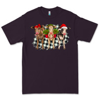 Plum Christmas heifers front view Premium Tee - RanaPortraitStore
