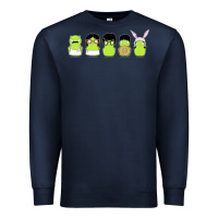 Navy newbobs burgers Premium Sweatshirt - linhVisuals