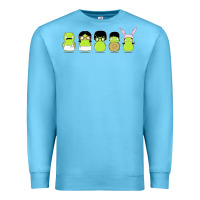 Ocean Blue newbobs burgers Premium Sweatshirt - linhVisuals