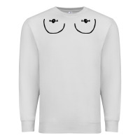Dove Grey newboobs piercings Premium Sweatshirt - linhVisuals