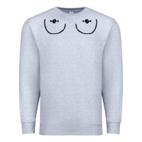 Heather Grey newboobs piercings Premium Sweatshirt - linhVisuals