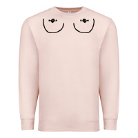 Pale Pink newboobs piercings Premium Sweatshirt - linhVisuals