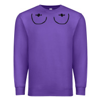 Purple newboobs piercings Premium Sweatshirt - linhVisuals