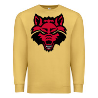 Antique Gold DEVIL - RED WOLVES FOOTBALL SOCCER STATE MEN Premium Sweatshirt - linhVisuals