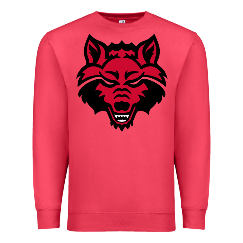 Devil - Red Wolves Football Soccer State Men Premium Sweatshirt by linhVisuals | Teevron