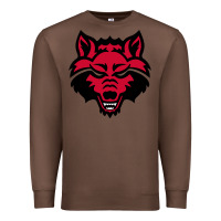 Chestnut DEVIL - RED WOLVES FOOTBALL SOCCER STATE MEN Premium Sweatshirt - linhVisuals