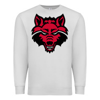 Dove Grey DEVIL - RED WOLVES FOOTBALL SOCCER STATE MEN Premium Sweatshirt - linhVisuals